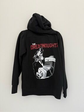 The Dreadnoughts Polka's Not Dead lBlack Zip Hoodie